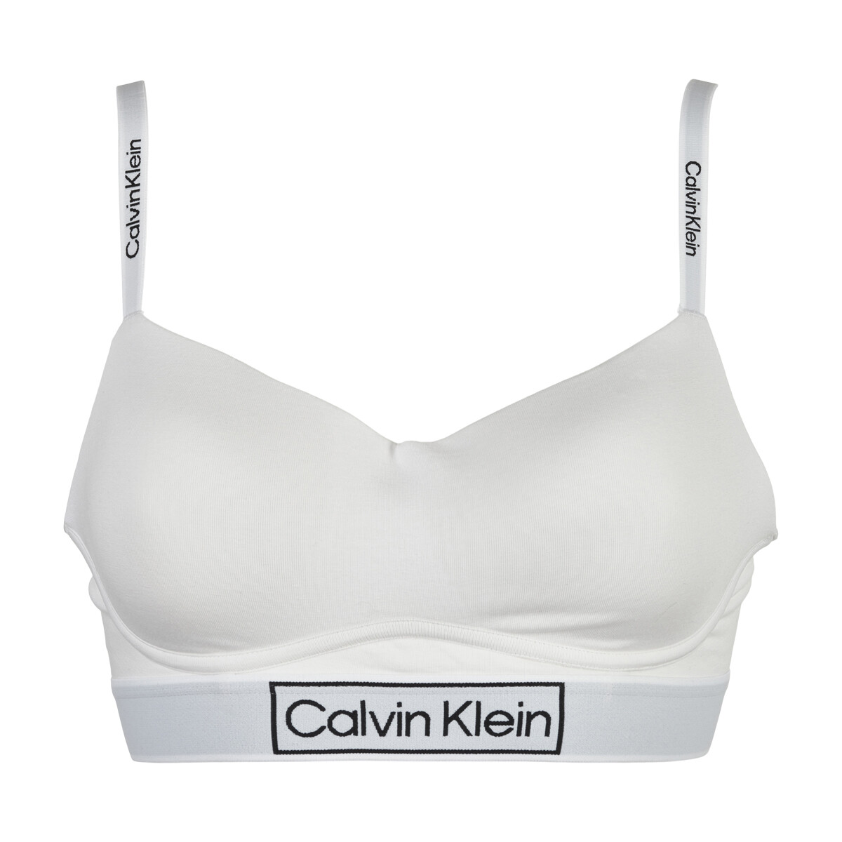 Calvin Klein Light Lined Bralette BH, Farve: Hvid, Størrelse: XS, Dame