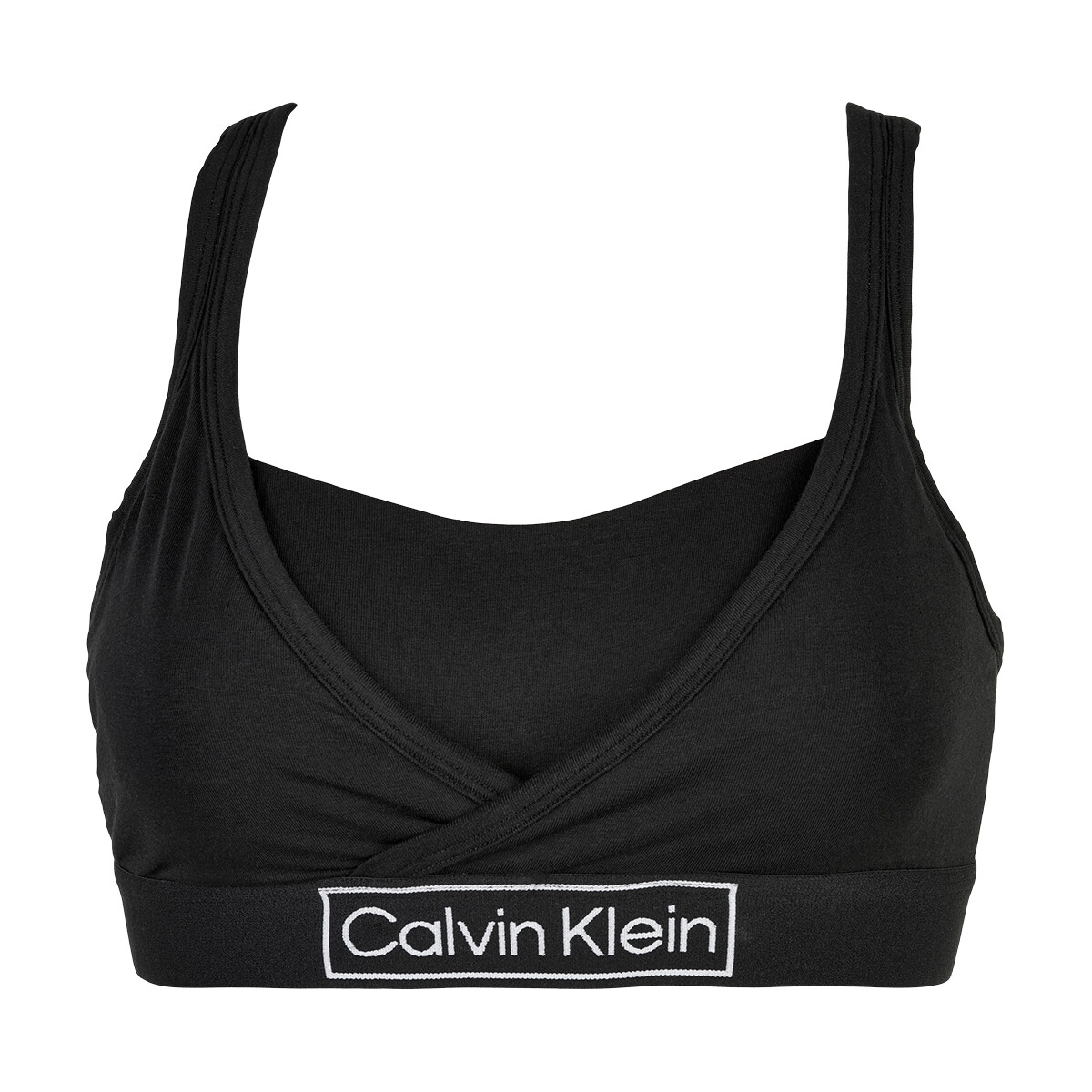 Se Calvin Klein Lingeri Unlined Bralette BH, Farve: Sort, Størrelse: S, Dame hos Netlingeri.dk