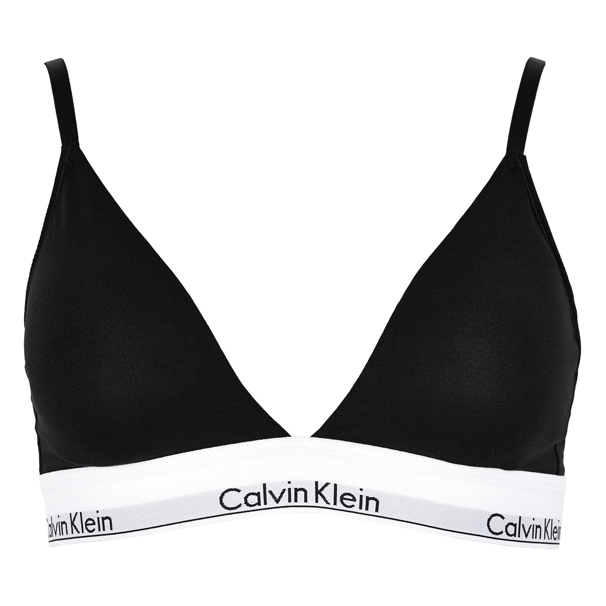 Billede af Calvin Klein Lingeri Triangle BH Uden Bøjle, Farve: Sort, Størrelse: XL, Dame