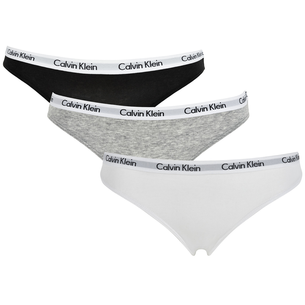 Calvin Klein Lingeri Tai 3-pak, Farve: Sort/grå, Størrelse: XL, Dame