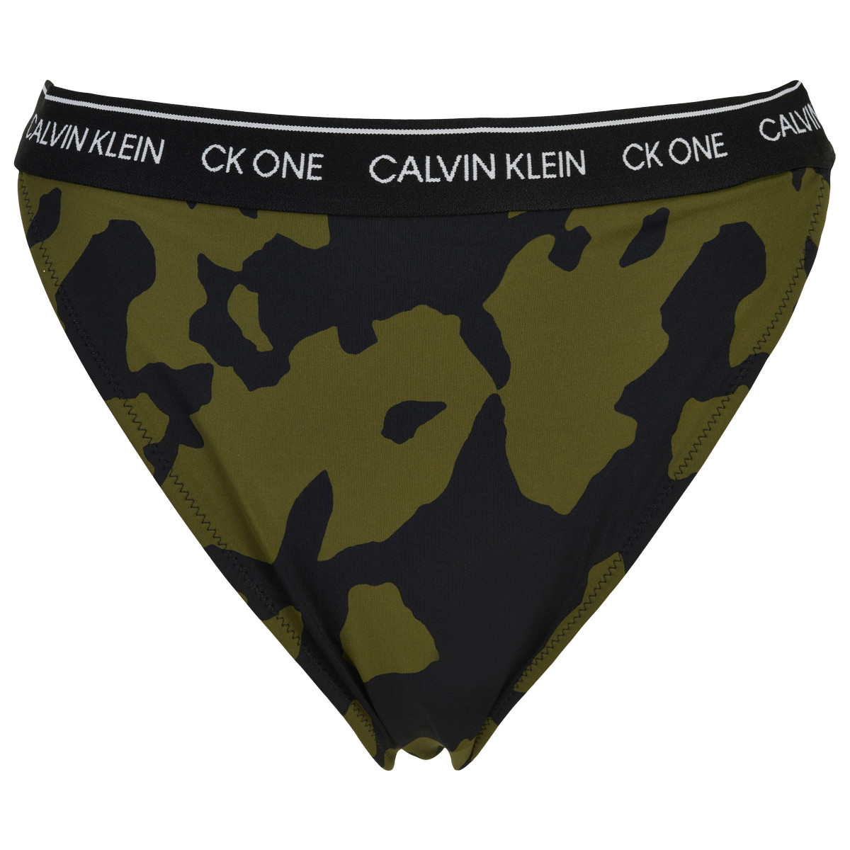Calvin Klein Tai Bikini Trusse, Farve: Sort Cut Out Print, Størrelse: L, Dame