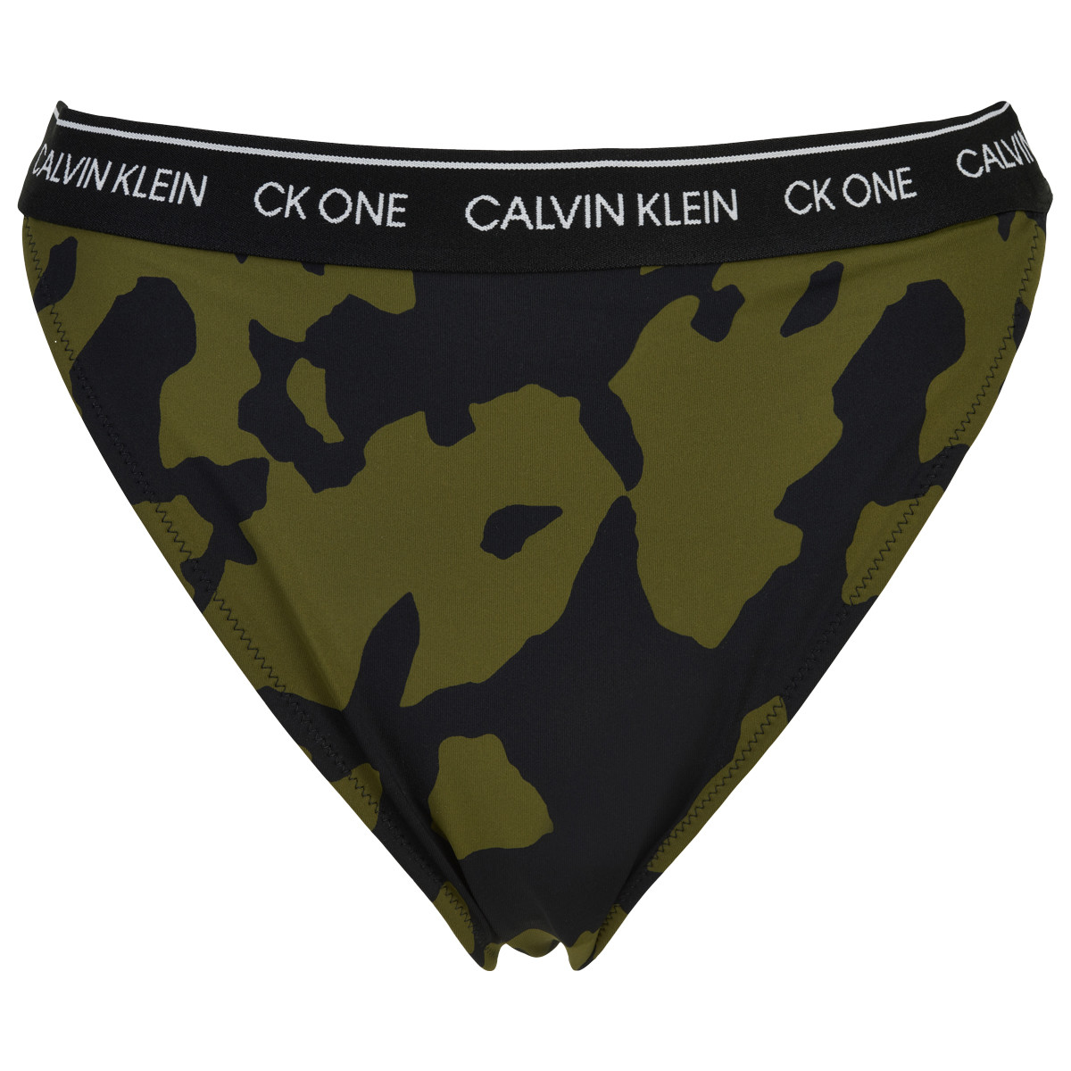 12: Calvin Klein Tai Bikini Trusse, Farve: Sort Cut Out Print, Størrelse: XS, Dame