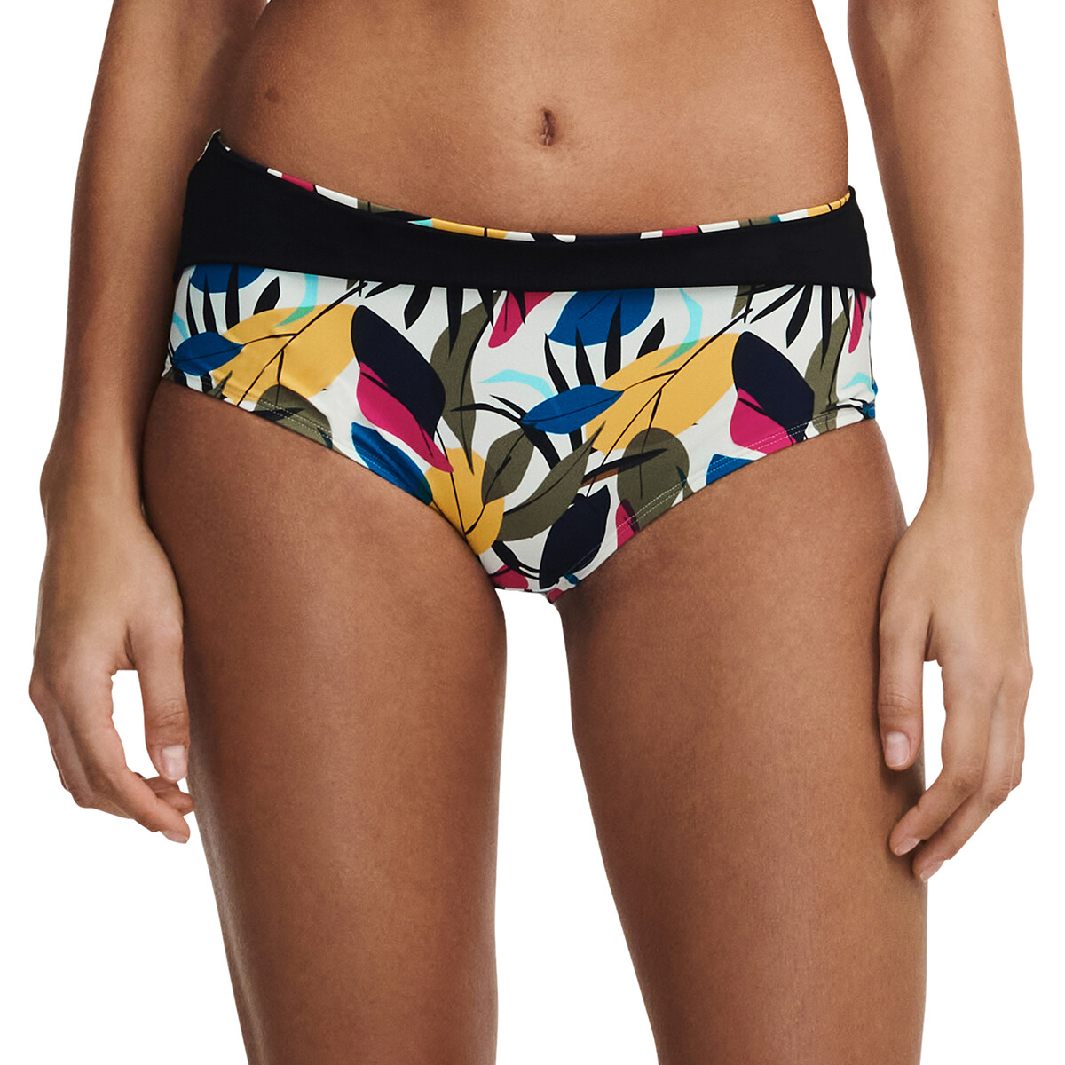 Femilet Honduras Bikini Full Brief Fs-lp, Farve: Multicolor Leaves, Størrelse: 46, Dame