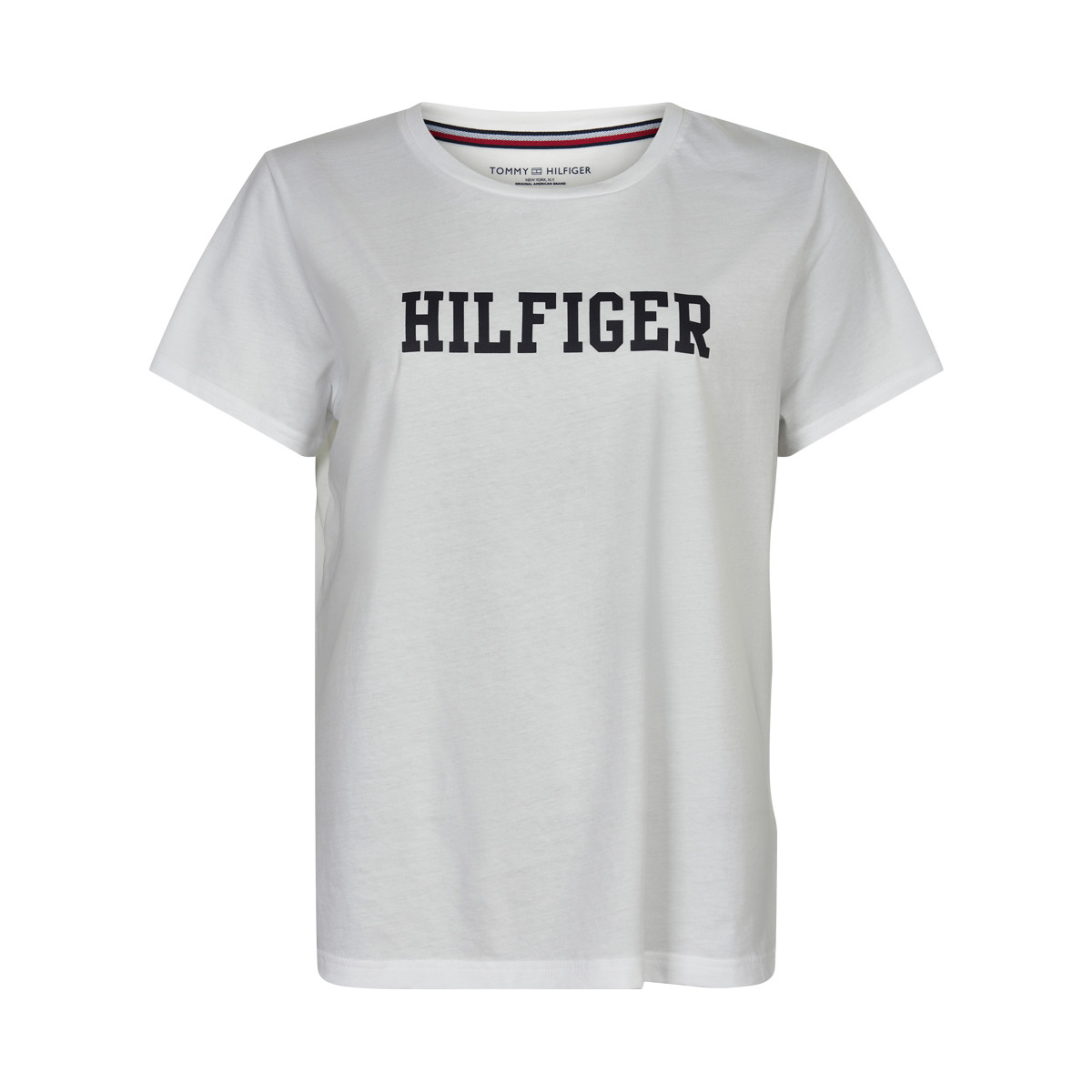 4: Tommy Hilfiger Cn T-shirt, Farve: Hvid, Størrelse: M, Dame