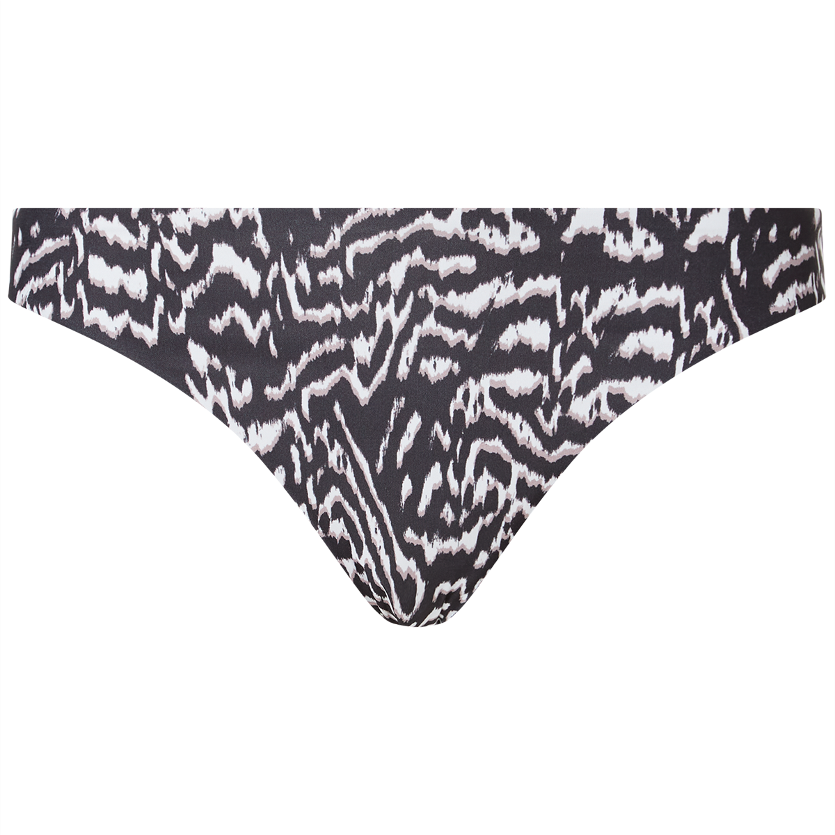 Billede af Calvin Klein Cheeky Tai Bikini Trusse, Farve: Sort/Hvid, Størrelse: M, Dame