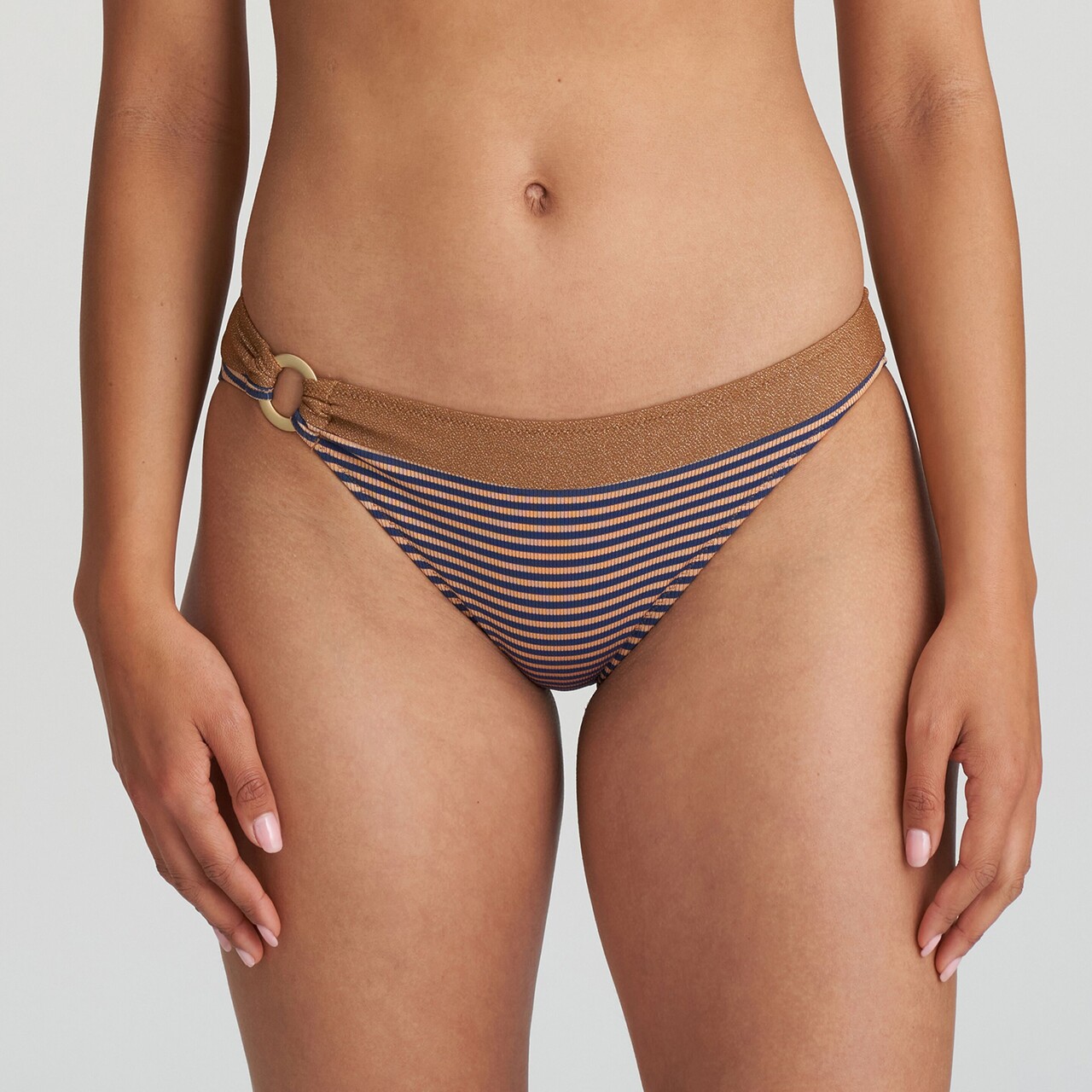 Marie Jo Swim Saturna Bikini Rio Trusse, Farve: Ocean Brun, Størrelse: 42, Dame