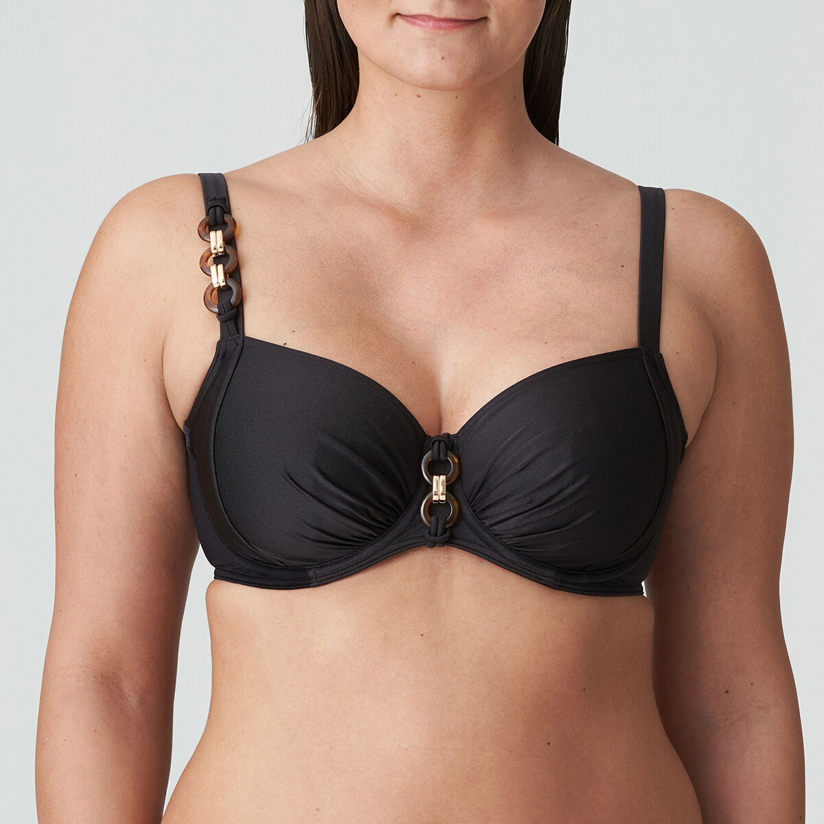 Billede af PrimaDonna Barrani Bikini Topp Med Bøjle, Farve: Roast Brun, Størrelse: 80F, Dame