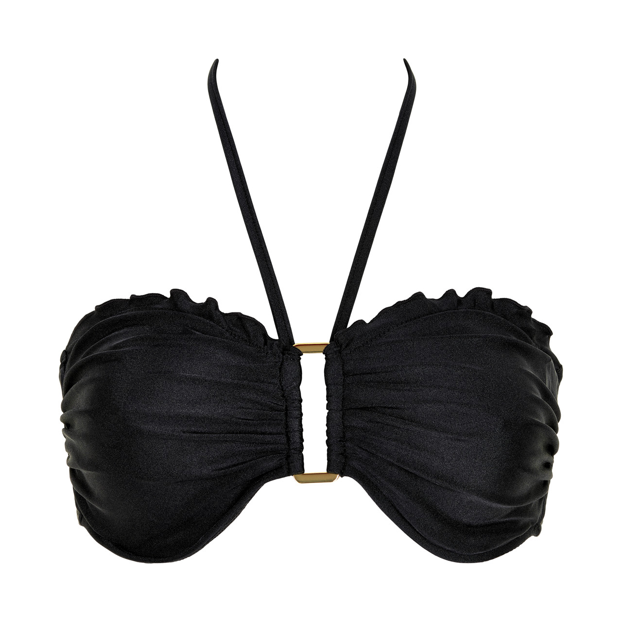 4: Missya Saint Maxime Bandeau Bikini Top, Farve: Sort, Størrelse: 38, Dame