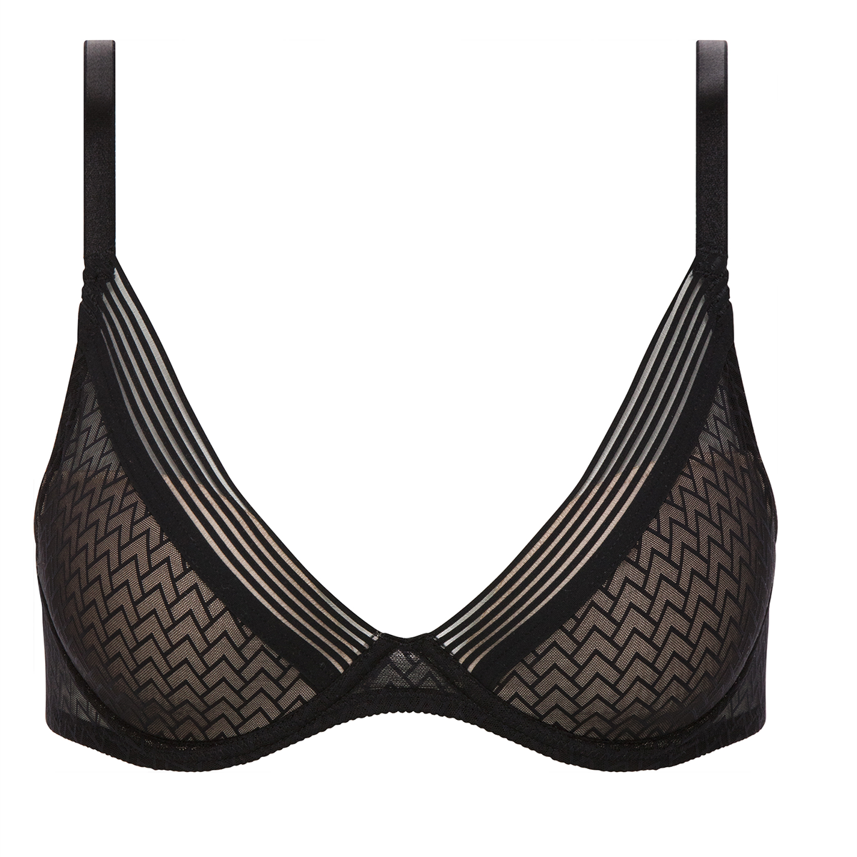 Passionata Manhattan BH Pd, Farve: Sort, Størrelse: 70G, Dame