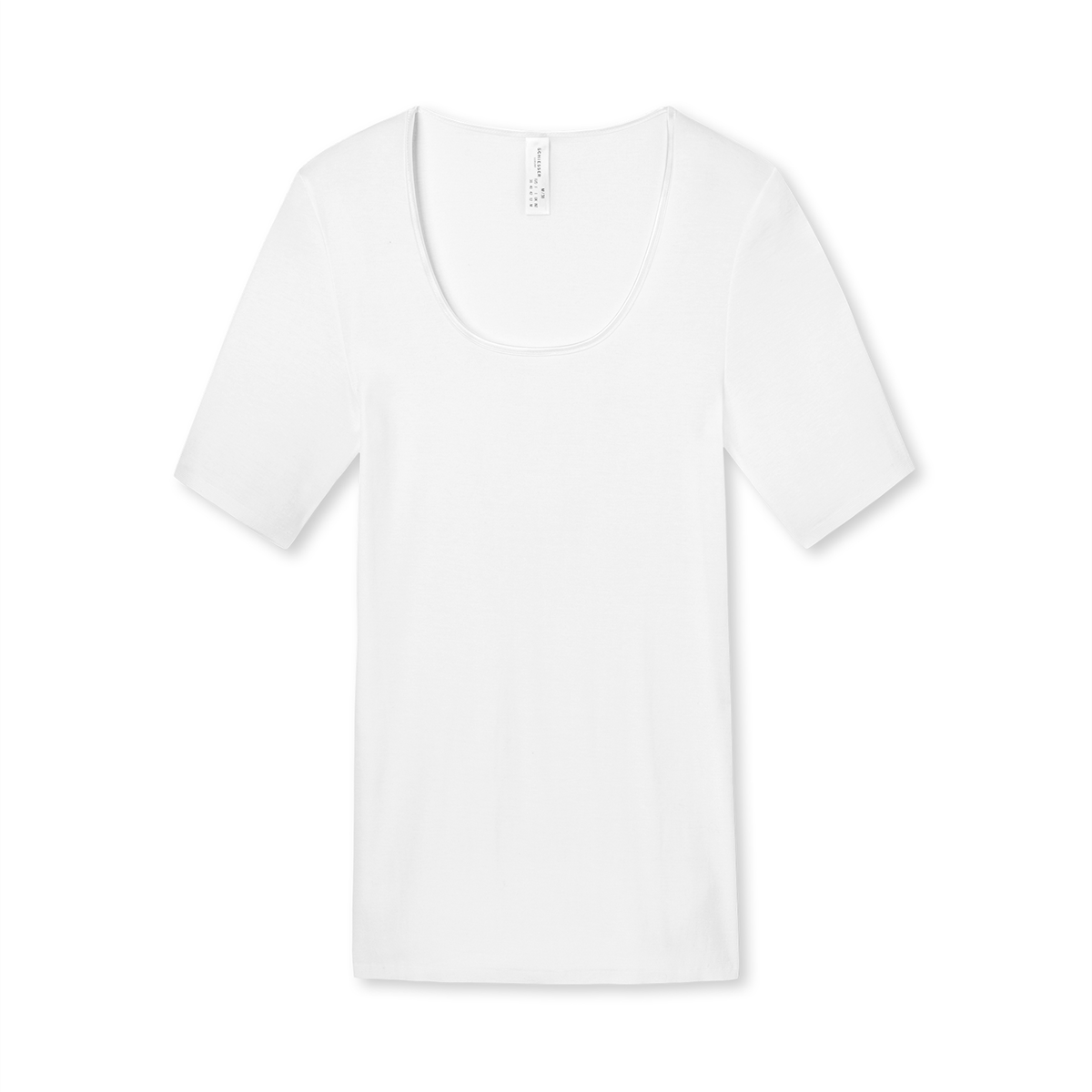 Se Schiesser T-shirt, Farve: Hvid, Størrelse: 42, Dame hos Netlingeri.dk