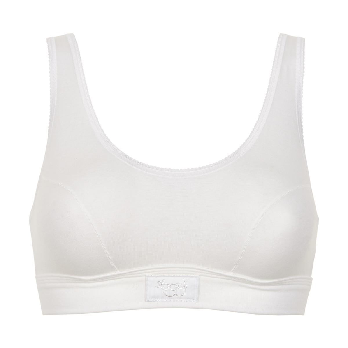 Billede af Sloggi Double Comfort BH Top, Farve: Hvid, Størrelse: 46, Dame