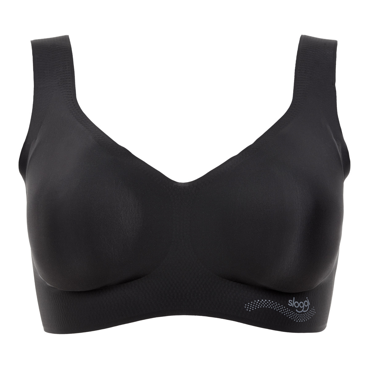 #2 - Sloggi Zero Feel Bralette BH, Farve: Sort, Størrelse: S, Dame