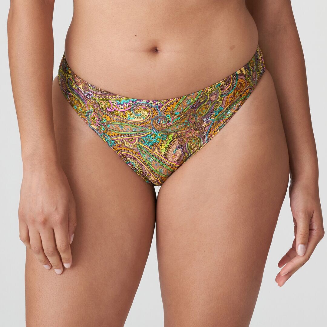 PrimaDonna Sakarun Bikini Tai trusse, Multicolor, Størrelse: 38, Farve: Gulny Paisley, Dame