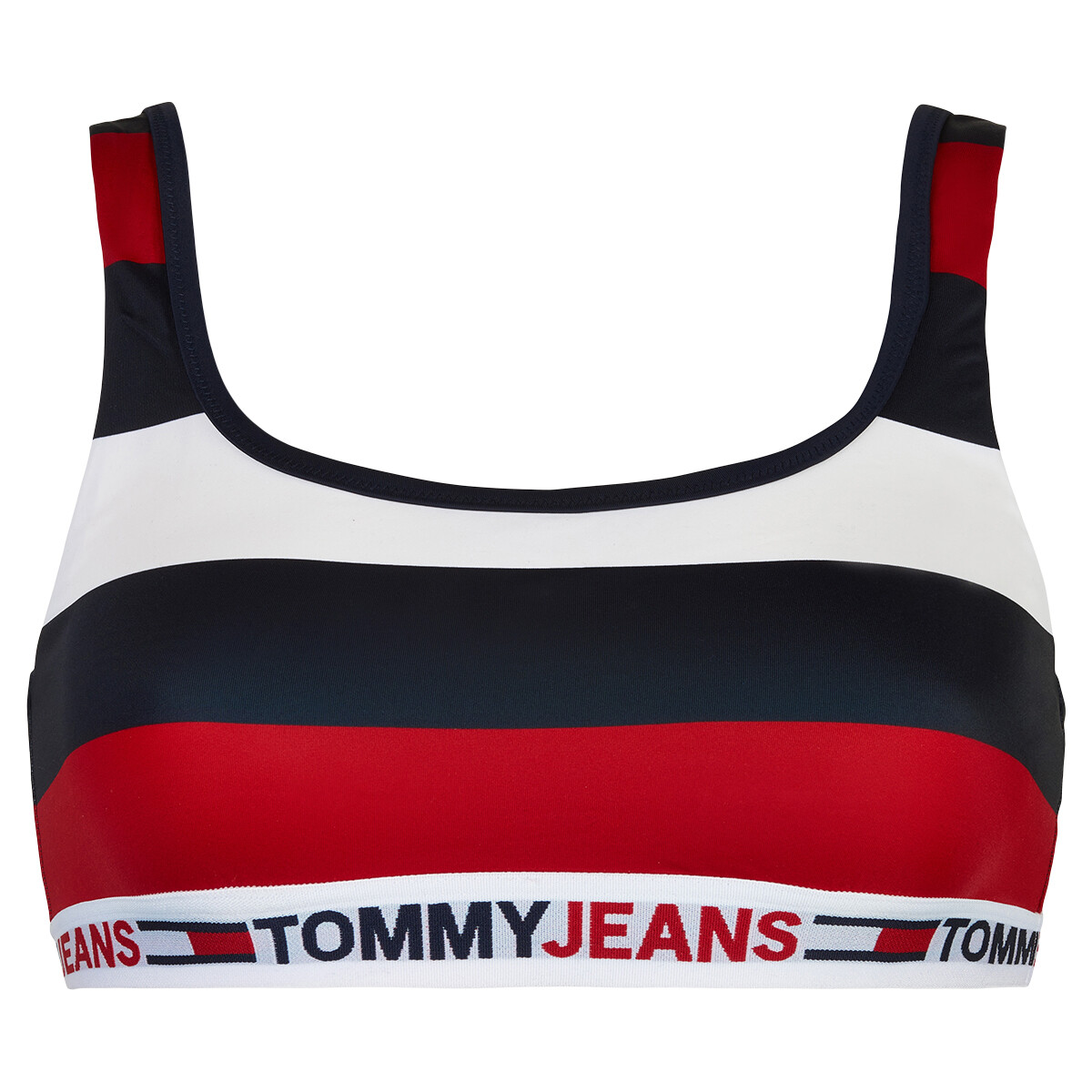 Tommy Hilfiger Lingeri Bralette Bikini Top, Farve: Rugby Stripe, Størrelse: S, Dame