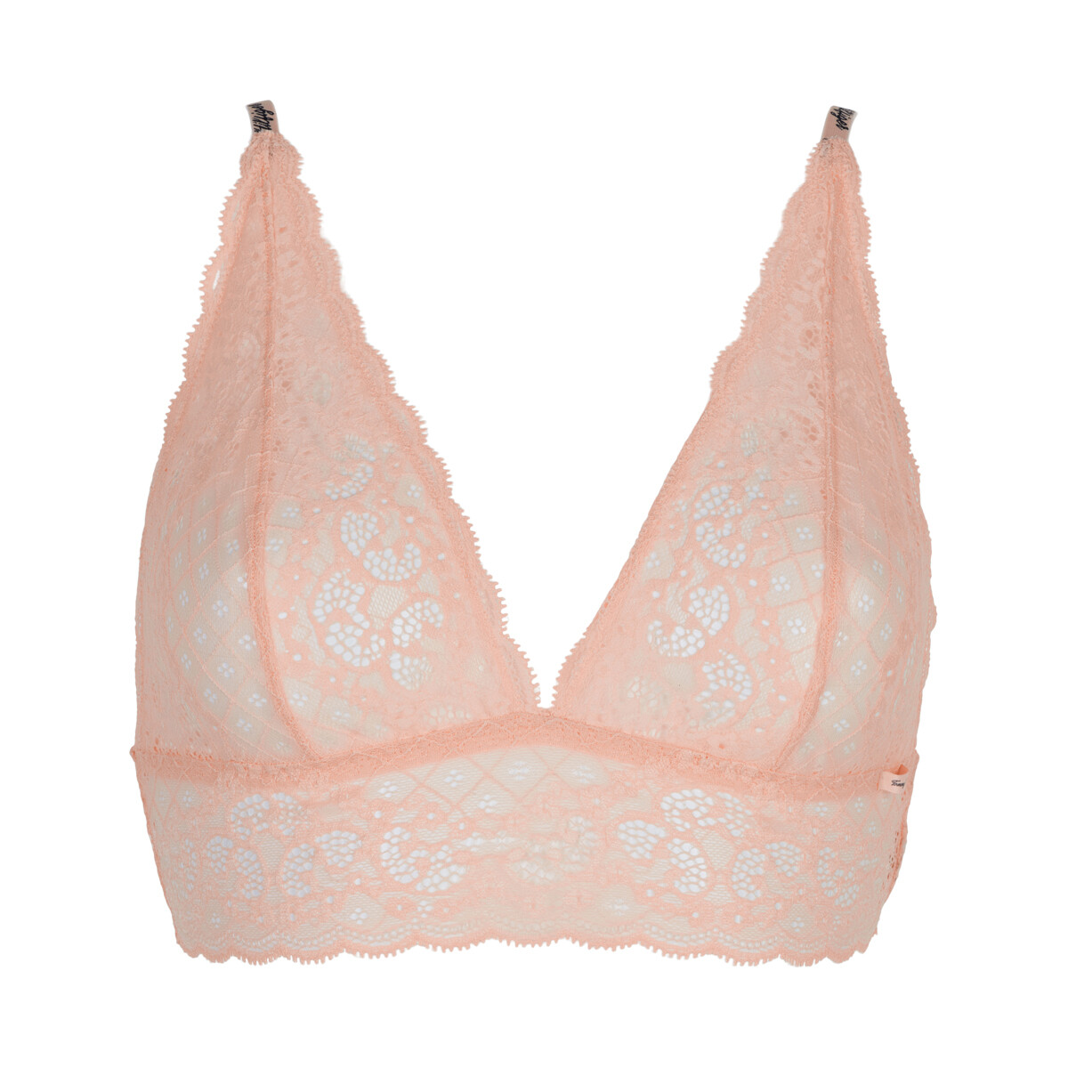 Tommy Hilfiger Triange Bralette BH, Farve: Delicate Rød, Størrelse: XS, Dame