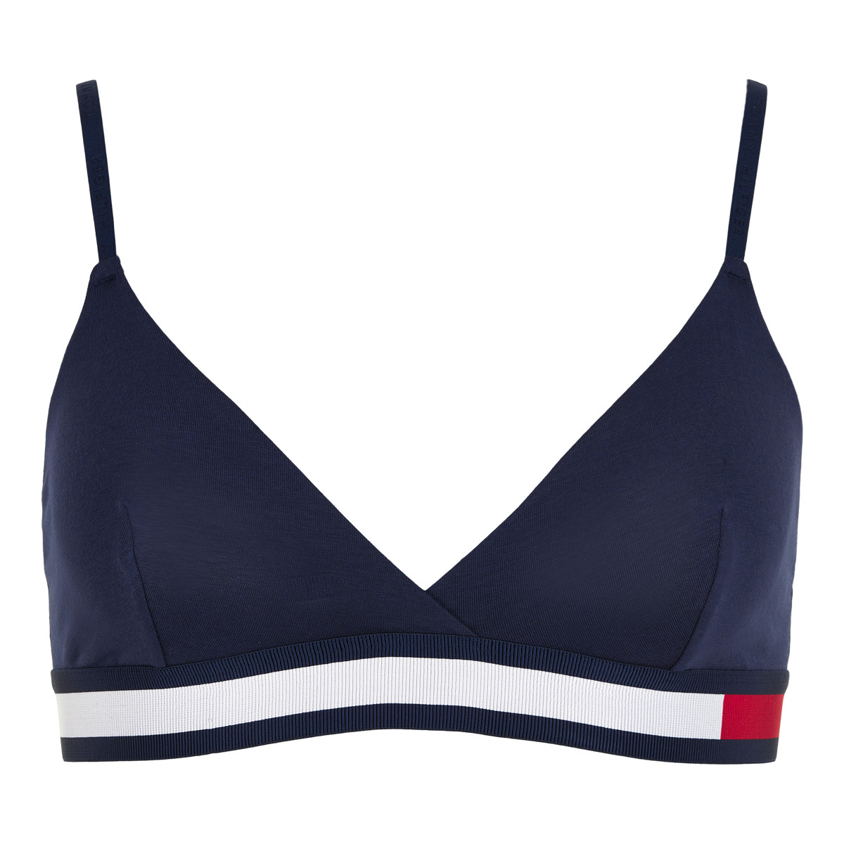 Tommy Hilfiger Triangle BH, Farve: Blå, Størrelse: M, Dame