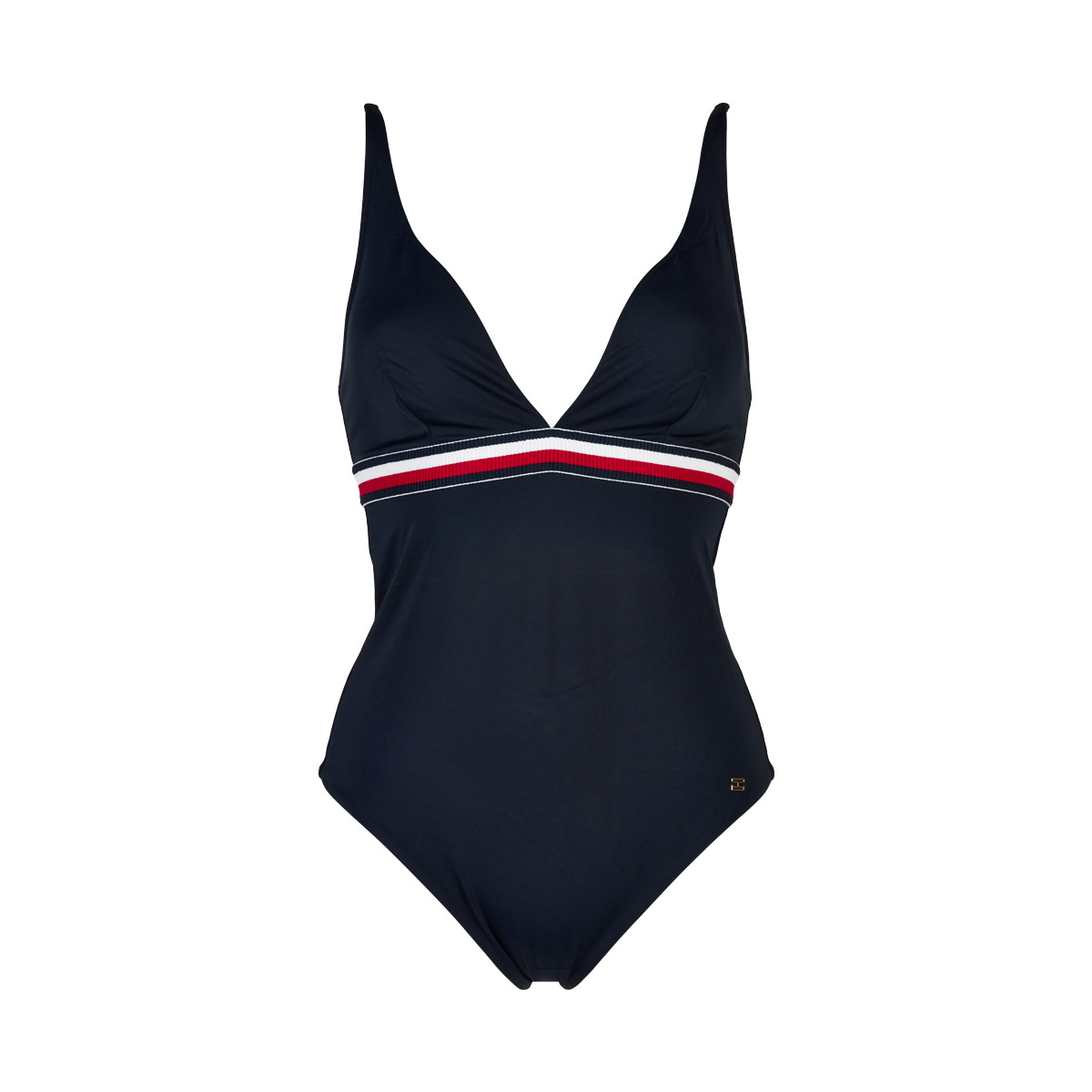 Tommy Hilfiger Badedragt Uden Bøjle, Farve: Sort, Størrelse: XS, Dame