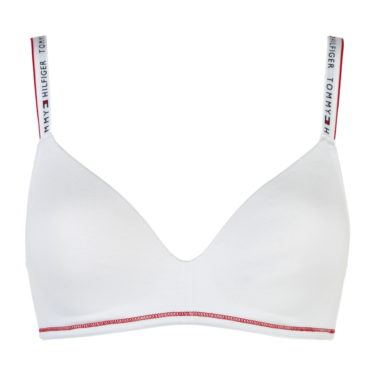 Tommy Hilfiger Lingeri Lightly Linid Triangel BH W Ybr, Farve: Hvid, Størrelse: 70D, Dame