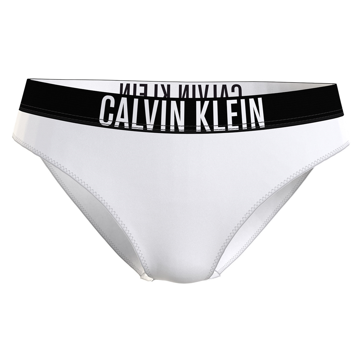 Se Calvin Klein Tai Bikini Trusse, Farve: Hvid, Størrelse: M, Dame hos Netlingeri.dk