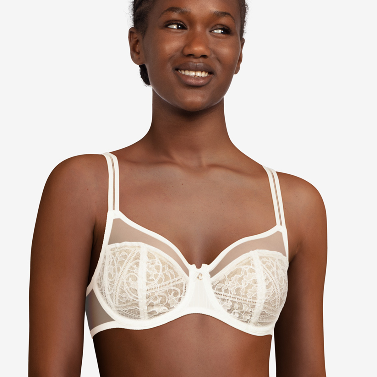 Chantelle Alto BH, Størrelse: 85, Farve: Hvid, Dame