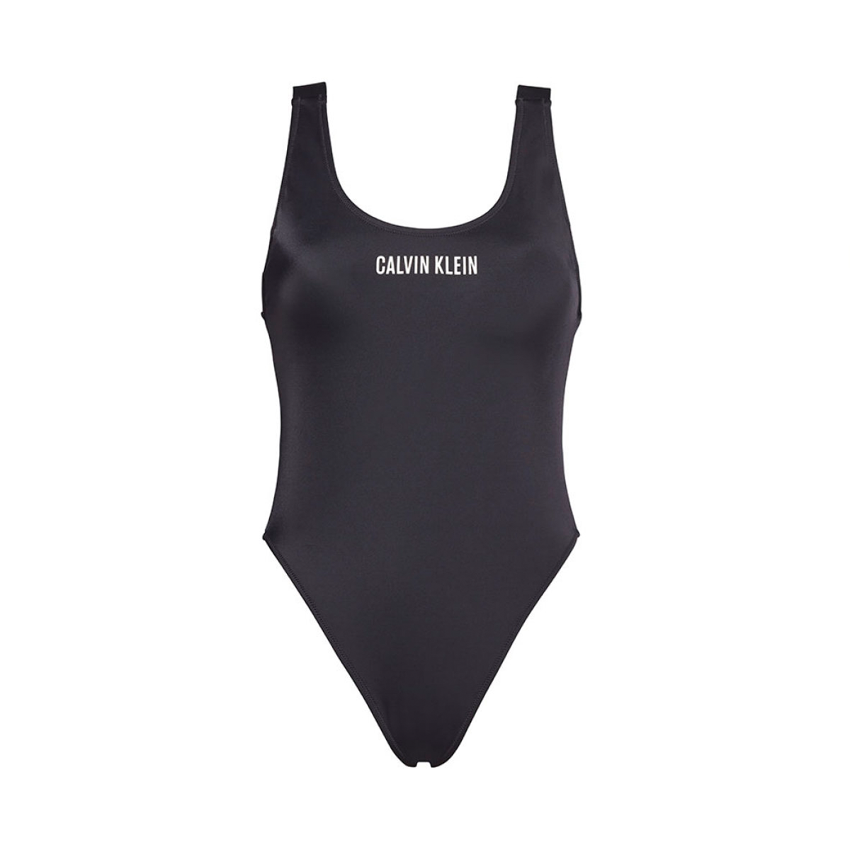 Calvin Klein Scoop Badedragt, Farve: Sort, Størrelse: XS, Dame