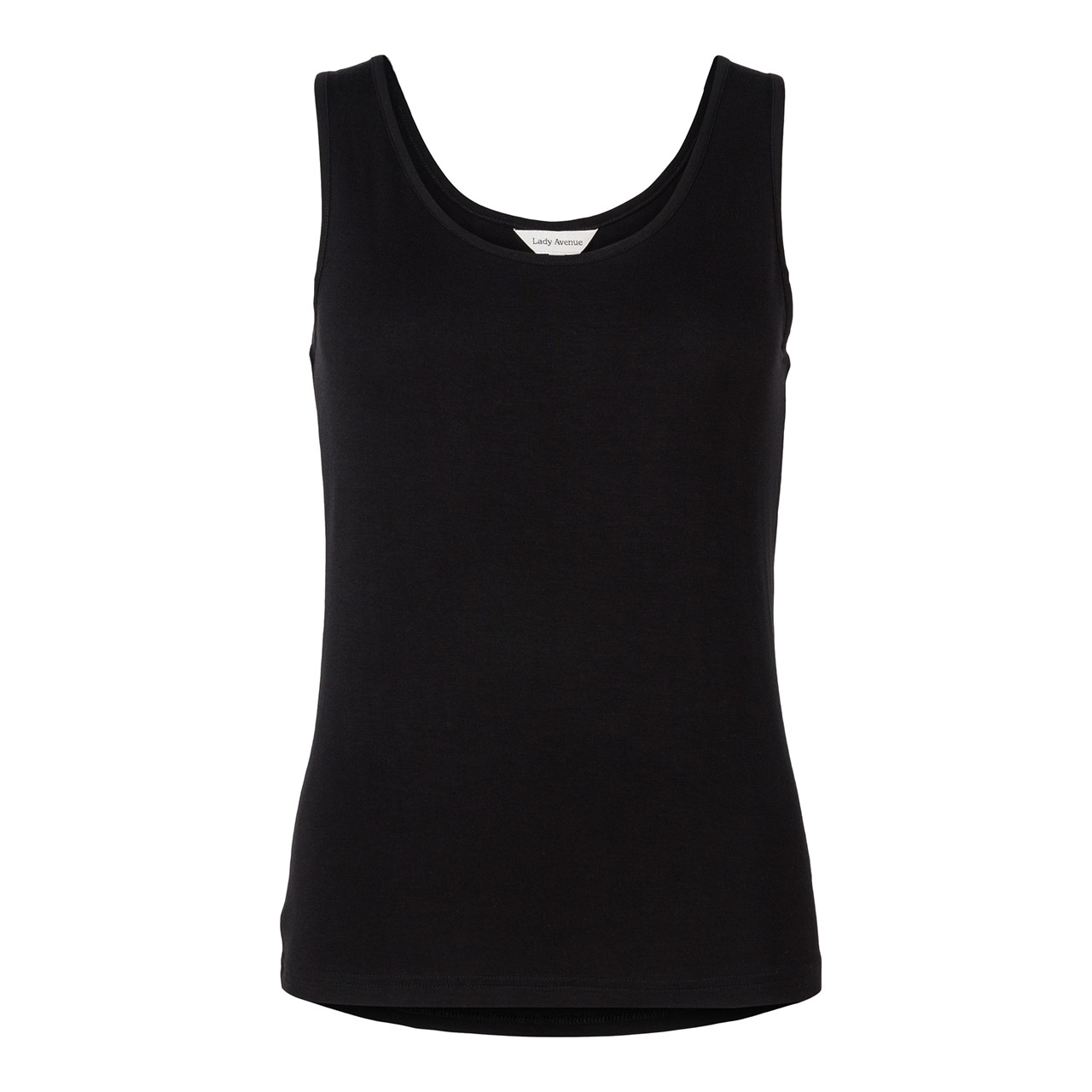 Billede af Lady Avenue Bamboo Basic Camisole Top, Farve: Sort, Størrelse: XXL, Dame