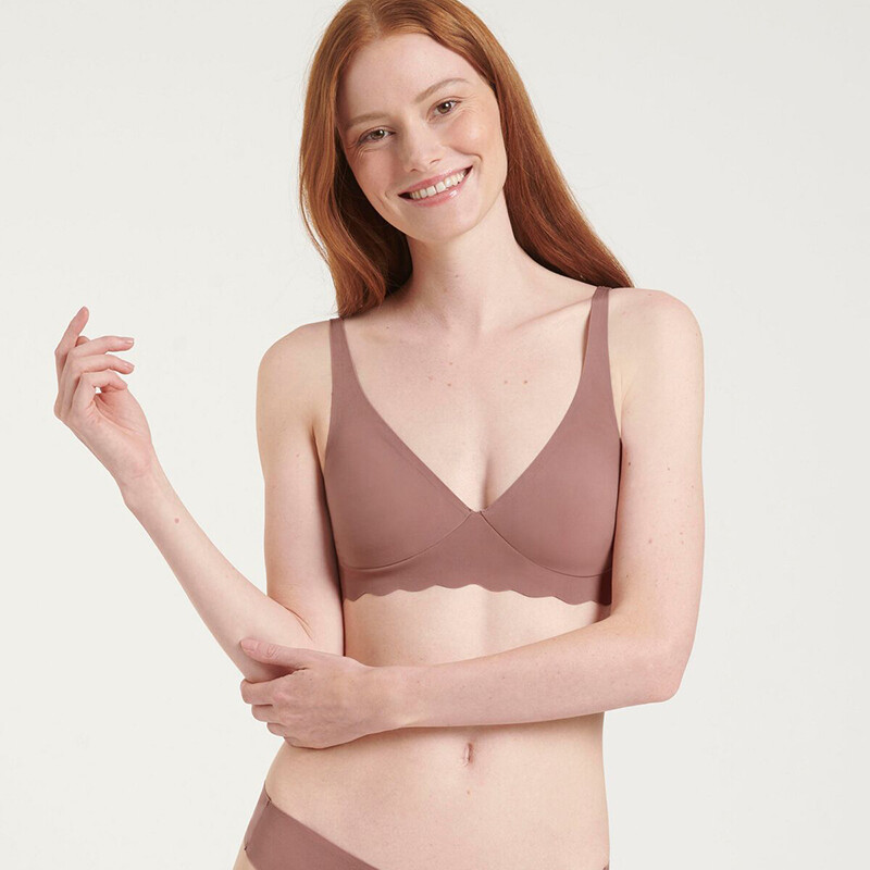 SLOGGI ZERO MICROFIBRE 2.0 SOFT BRA, COCOA (Cacao, S)