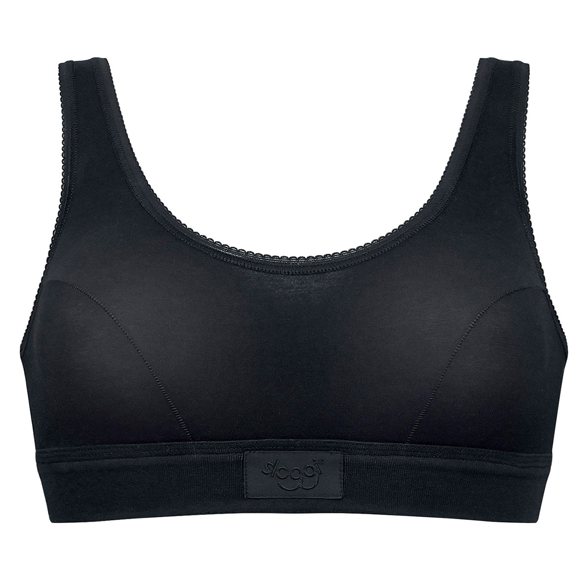 Billede af Sloggi Double Comfort BH Top, Farve: Sort, Størrelse: 36, Dame