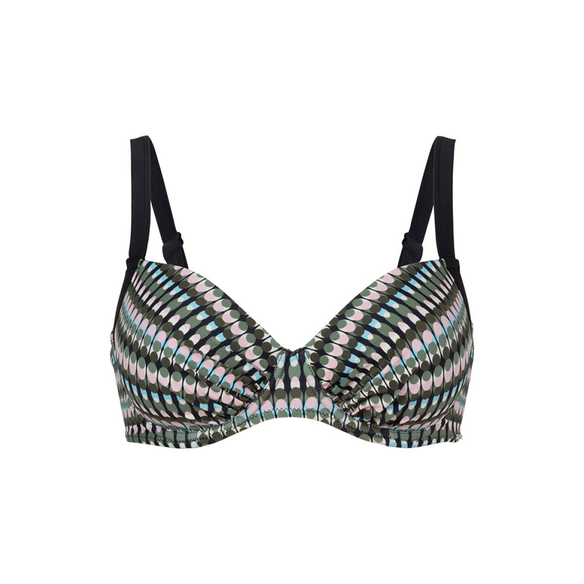 Wiki UnderwiRød Bikini Topp 450-3464 W50, Størrelse: 70, Farve: Multicolor, Dame