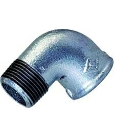 Vinkel 90 grader n/m 1 galvaniseret