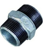 Brystnippel 3/8 galvaniseret