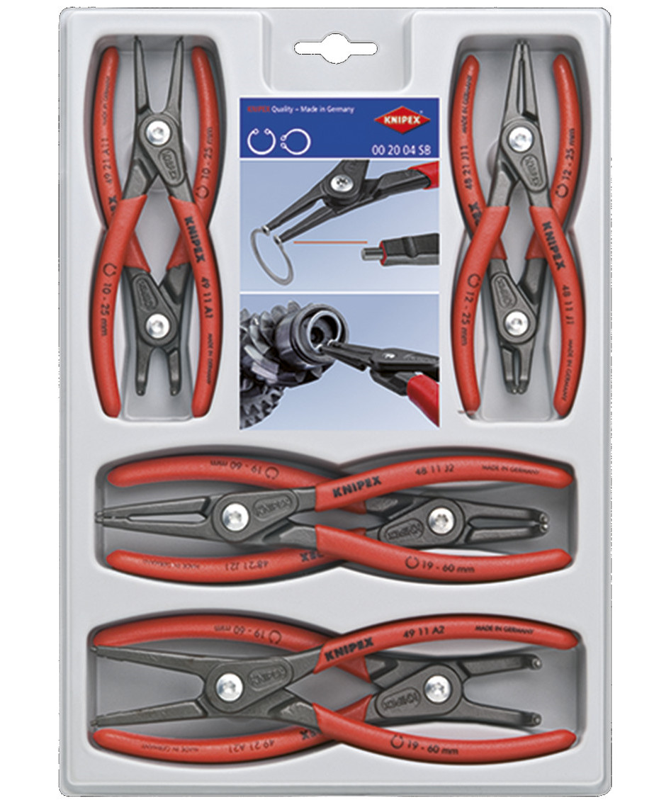 Knipex låseringstangsæt 8 dele billede