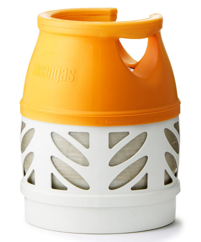 Kosangas 5 kg letvægtsflaske komposit - UDEN GAS (afhentet)