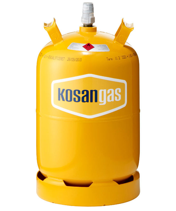 Kosangas 11 kg stålflaske - UDEN GAS (afhentet)