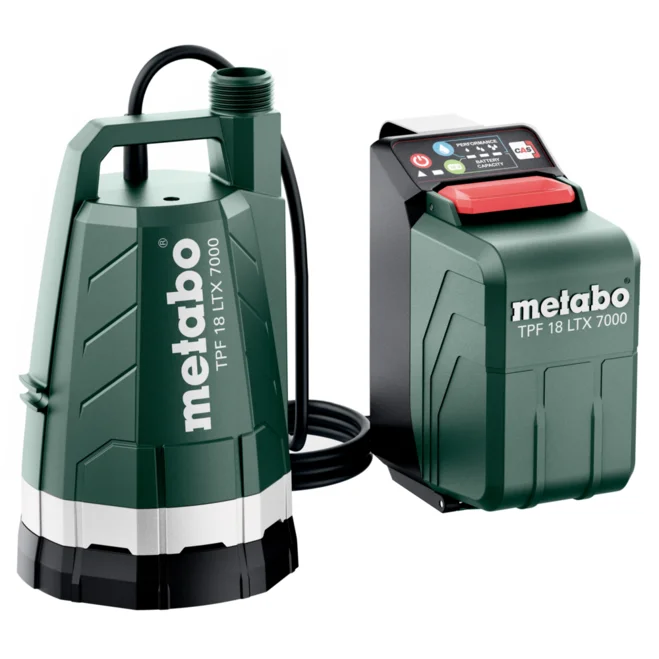 Metabo TPF 18 LTX 7000 - vandpumpe (solo/kabinet)
