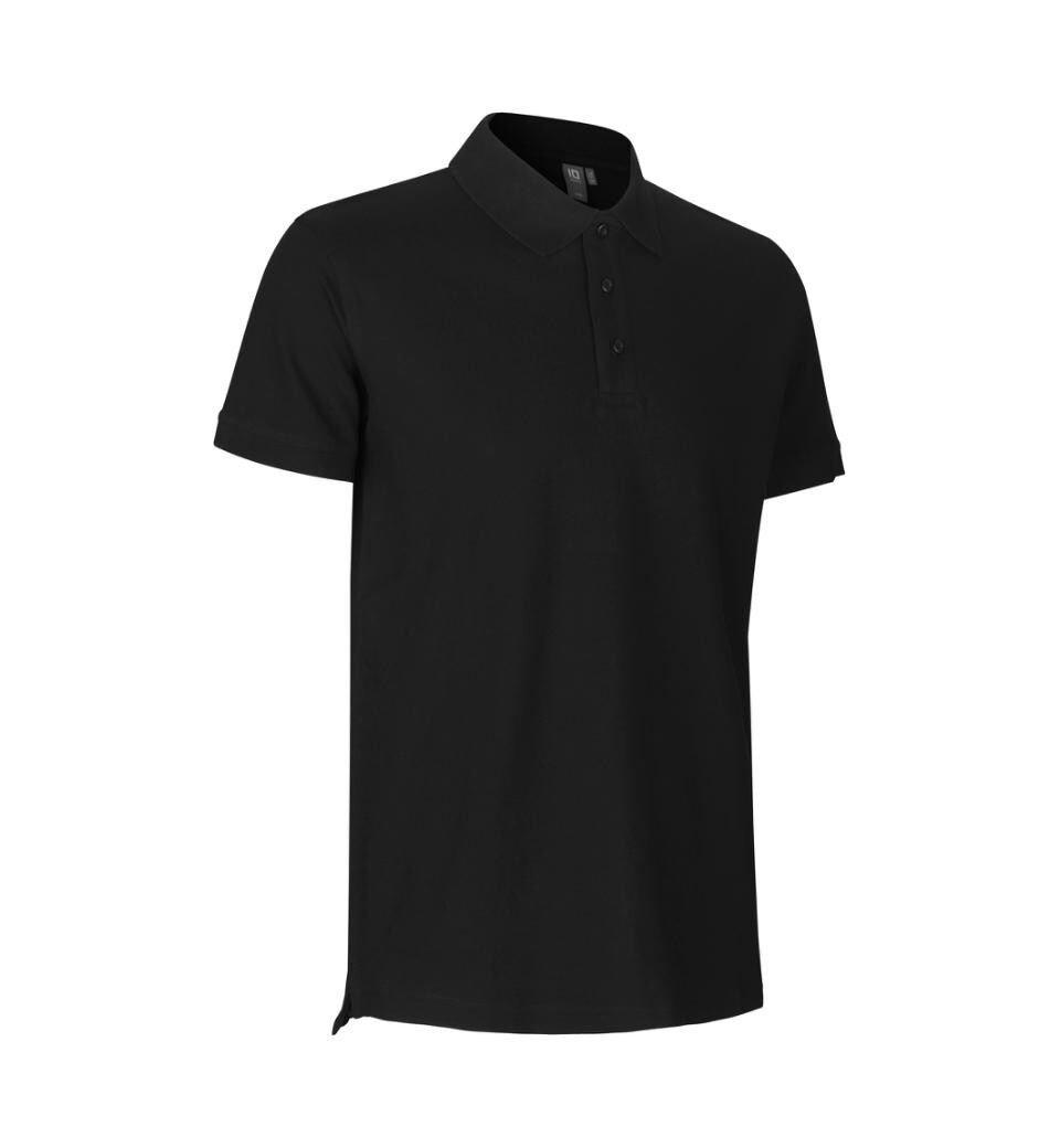 Se ID Poloshirt med stræk (Oliven, 2XL) hos Specialbutikken