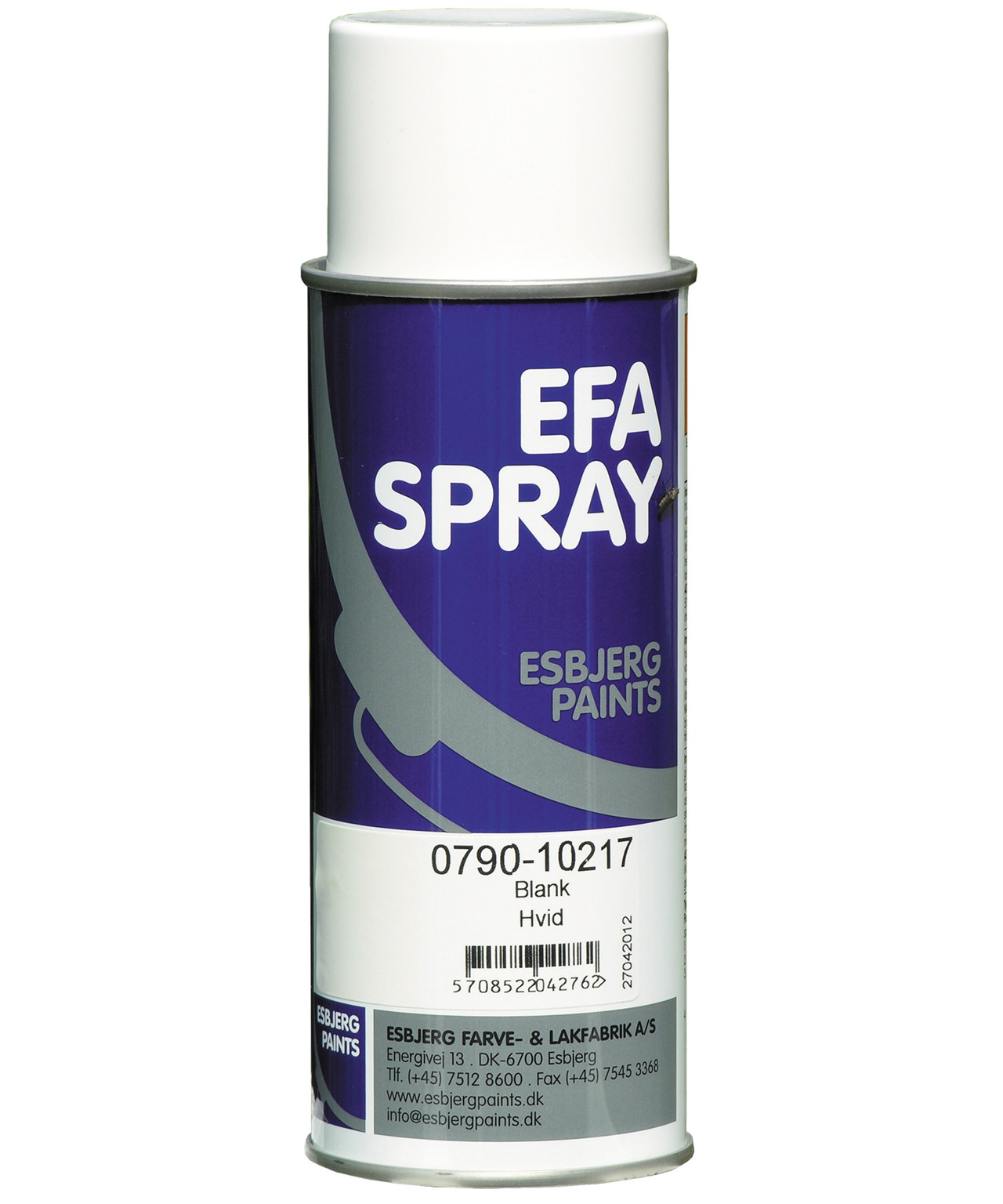 Se Esbjerg Paints Spray maling hvid 400ml hos Specialbutikken