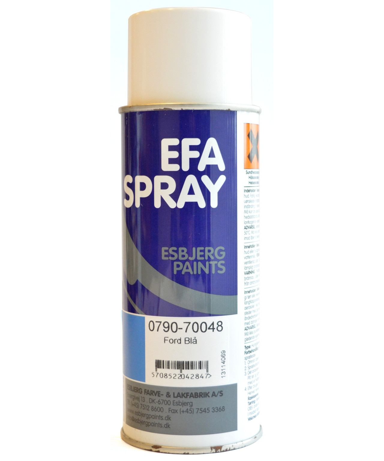 Se Esbjerg Paints Spray maling ford blå 400ml hos Specialbutikken