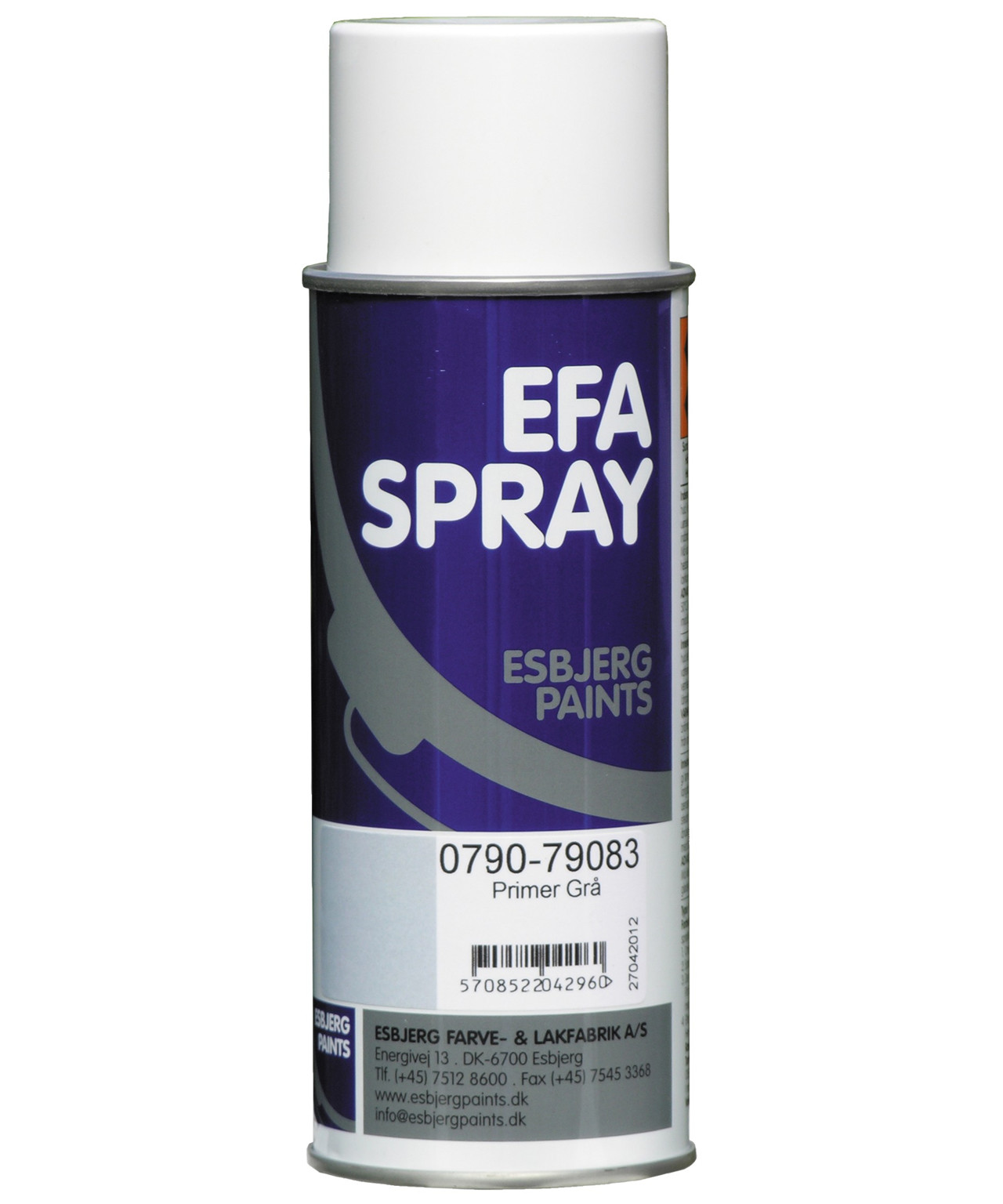 Se Esbjerg Paints Spray maling primer grå 400ml hos Specialbutikken
