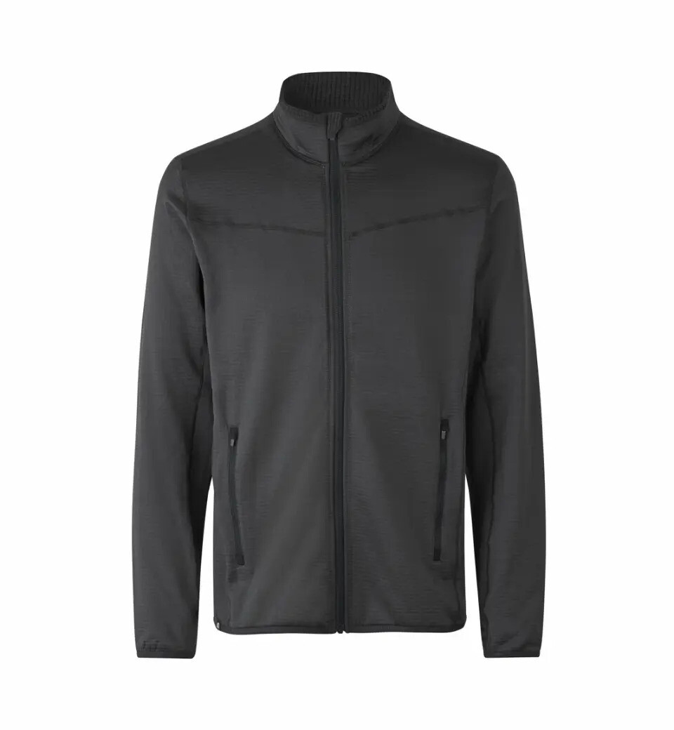 ID Cardigan | stretch komfort - 0840 - Oliven / M | Sweatshirt | NODISCOUNT | Sweatshirt med lynlås
