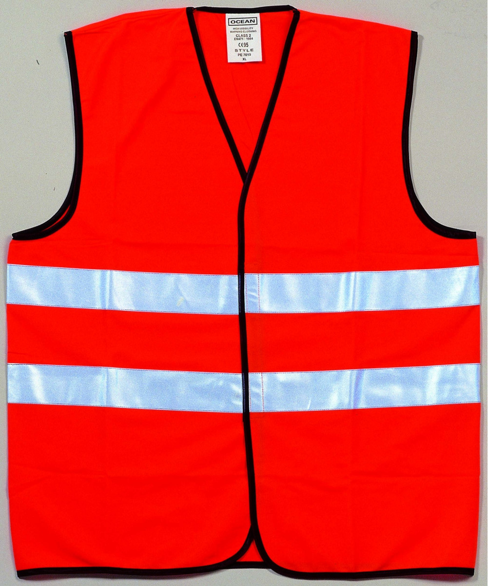 Ocean trafikvest kl. 2 (Hi Vis Orange, 2XL)