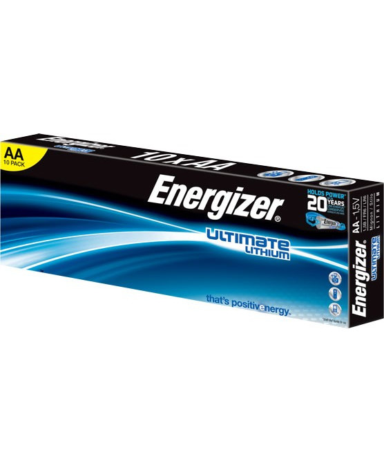 Se Energizer Ultimate Lithium AA B2B 10 pack - Batteri hos Specialbutikken