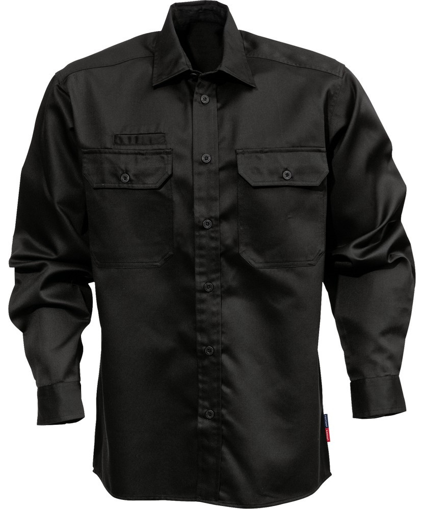 Se Kansas/Fristads Legacy skjorte m/ lange ærmer (Sort, 4XL) hos Specialbutikken
