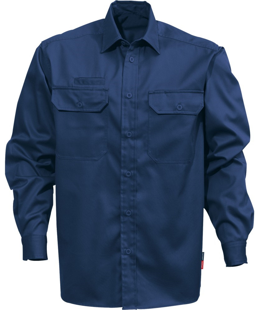 Se Kansas/Fristads Legacy skjorte m/ lange ærmer (Marineblå, L) hos Specialbutikken