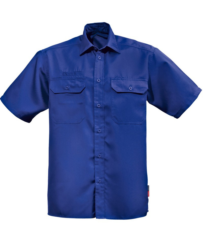 Kansas/Fristads Legacy skjorte m/ korte ærmer (Kongeblå, M)