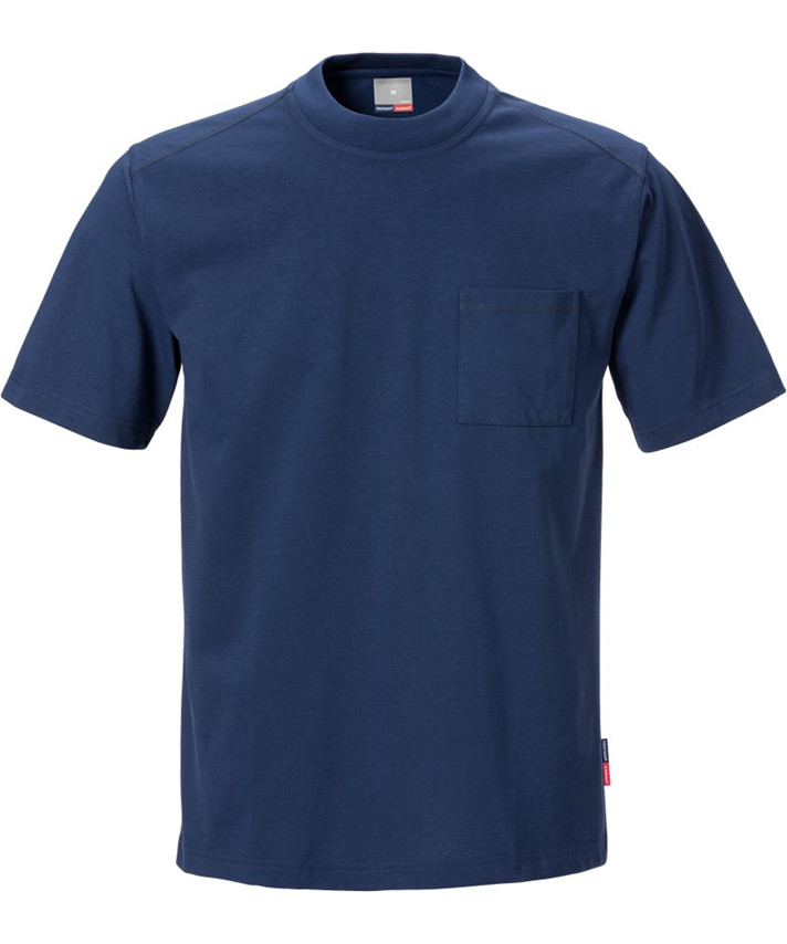 Se Kansas/Fristads Match T-shirt m/ korte ærmer (Vinrød, 4XL) hos Specialbutikken