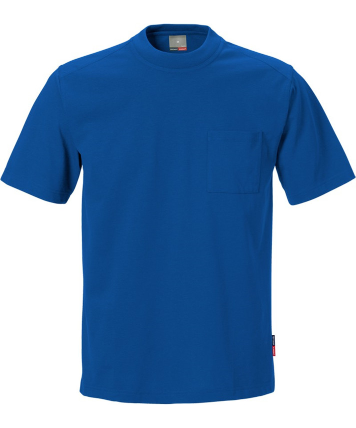 Se Kansas/Fristads Match T-shirt m/ korte ærmer (Kongeblå, XS) hos Specialbutikken
