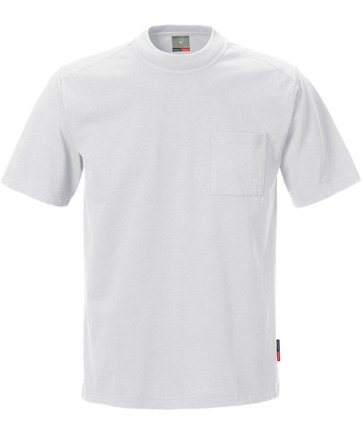 Billede af Kansas/Fristads Match T-shirt m/ korte ærmer (Hvid, S) hos Specialbutikken