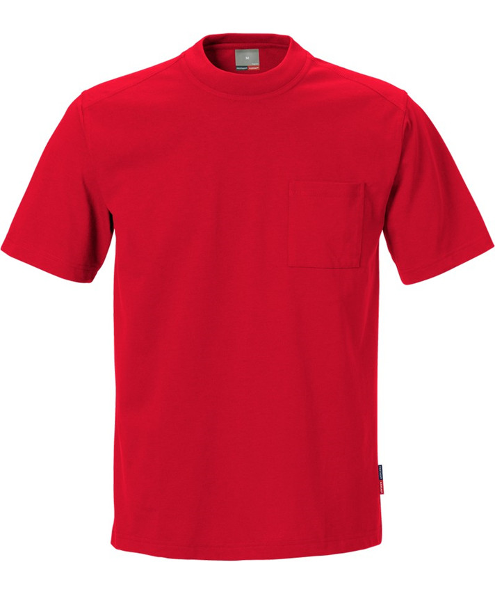 Se Kansas/Fristads Match T-shirt m/ korte ærmer (Rød, 3XL) hos Specialbutikken