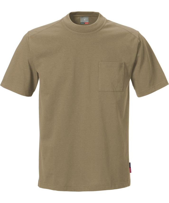 Billede af Kansas/Fristads Match T-shirt m/ korte ærmer (Khaki, XS)